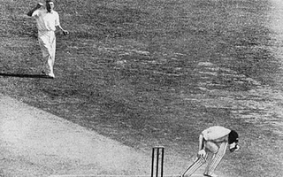 Why was the 'bodyline' bowling technique invented?