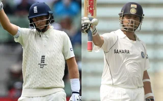 Joe Root and Sachin Tendulkar
