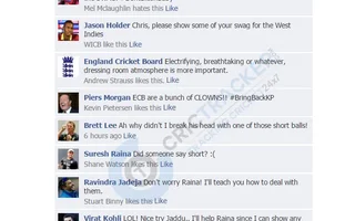 fake fb wall